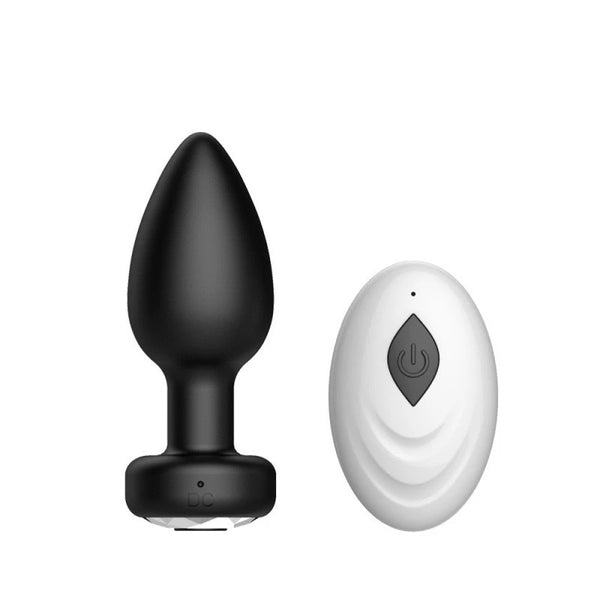 Plug Anal Vibro com Controle Remoto Recarregável