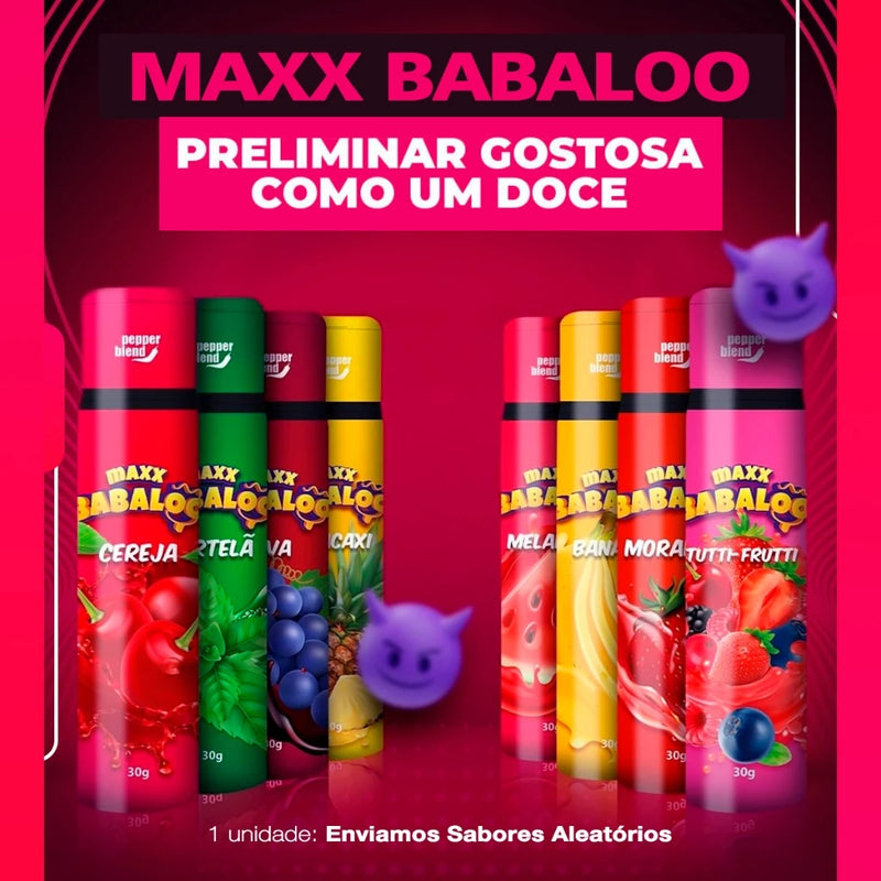 Kit 4 Produtos Sex shop Gel Pimenta Excitante Lubrificante Comestível Bolinha Eroticas Maxx Babaloo